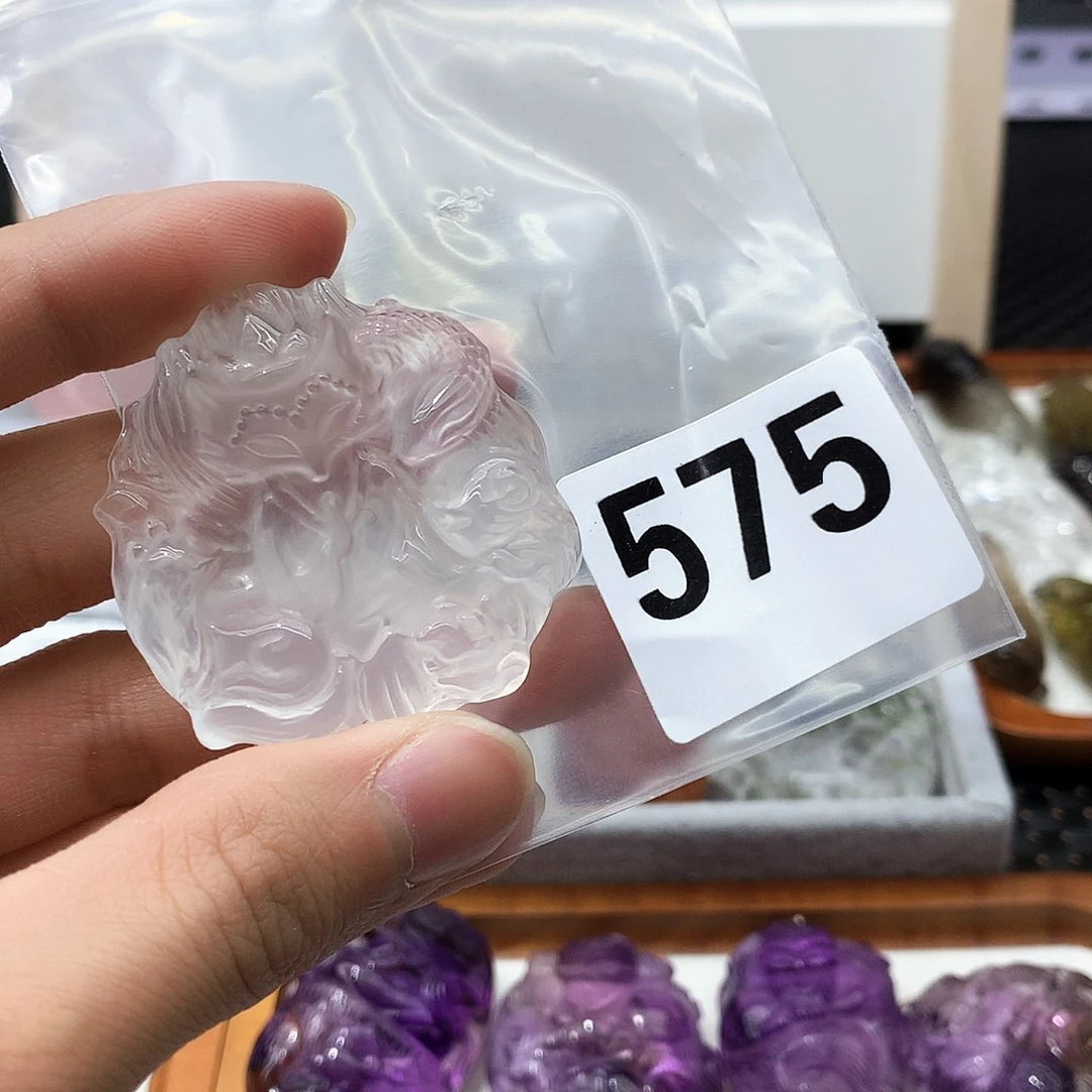 水晶颈饰未镶嵌吊坠