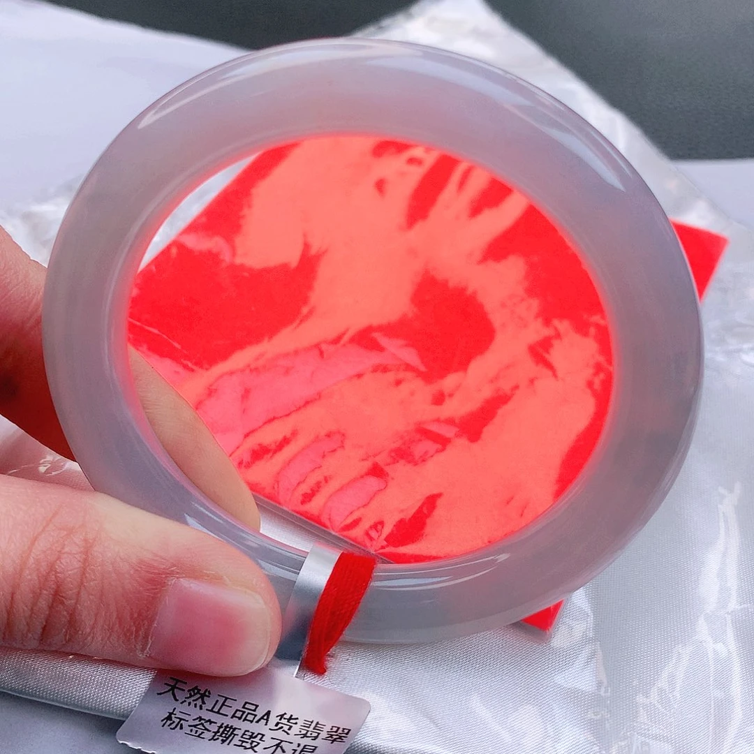 翡翠未镶嵌手镯缅甸天然a货翡翠手镯