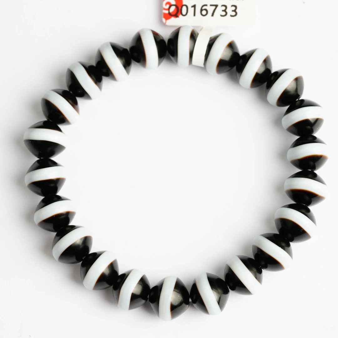 3号超毕业！巨宽手作磨型包浆同料原矿天然一线药师玛瑙天珠手串