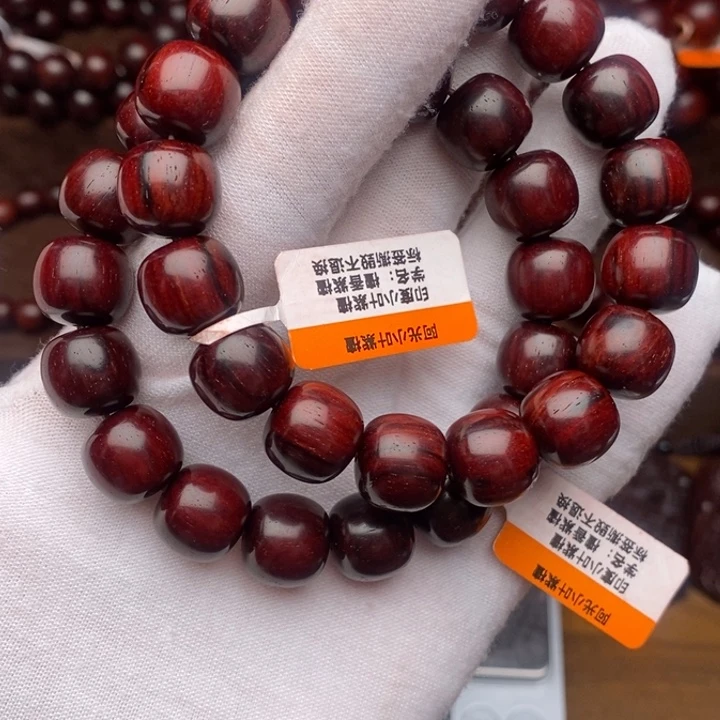 小叶紫檀手串/手链12*13泥料火焰纹