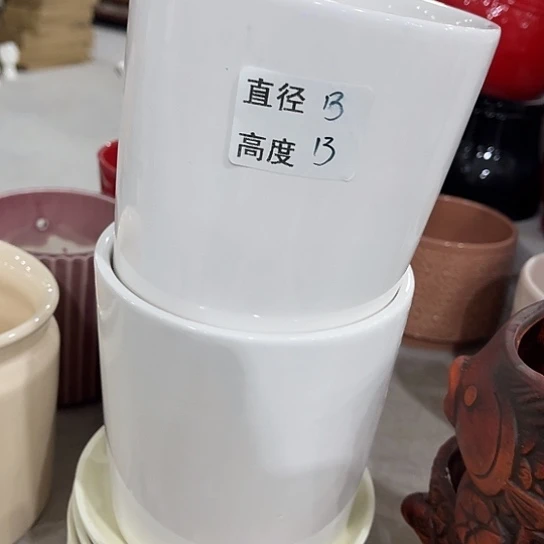 多肉绿植陶瓷花盆9.9包邮，有孔