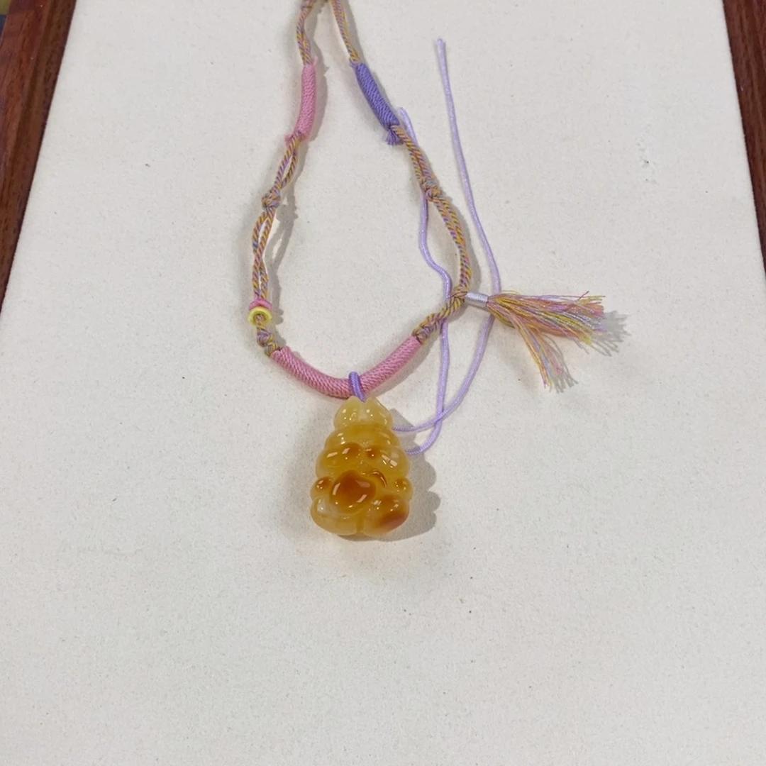 【闪购商品】未镶嵌琥珀裸石心***弯定制