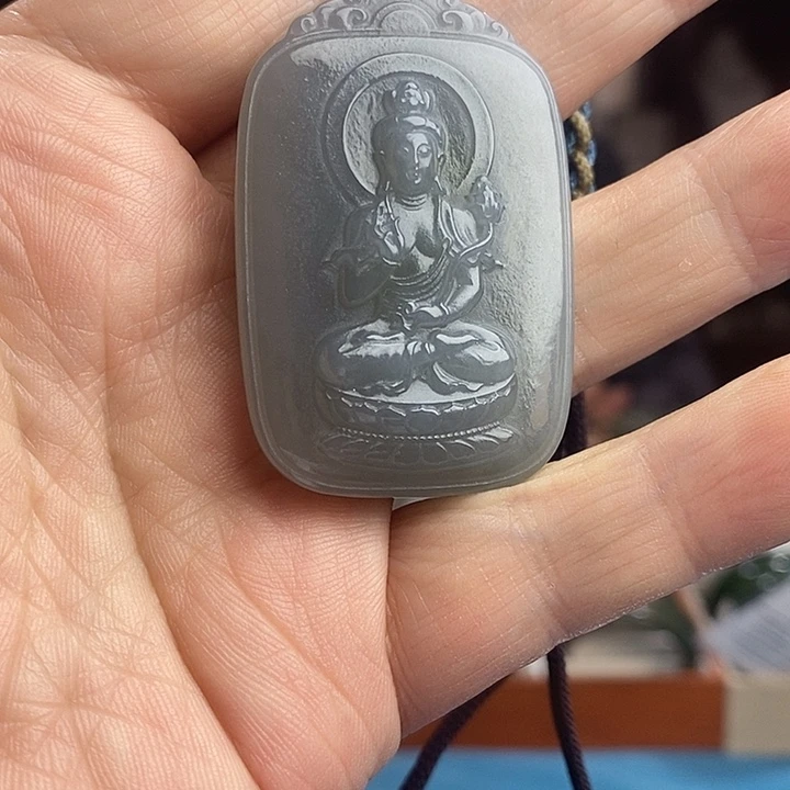 和田玉未镶嵌吊坠(不含链)