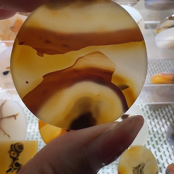 玛瑙/玉髓未镶嵌项链