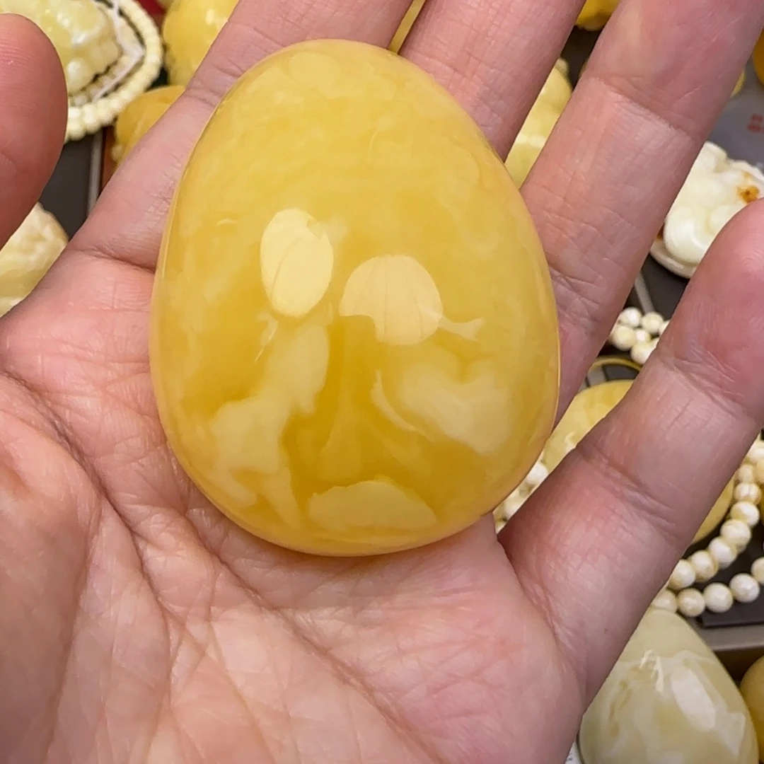 蜜蜡颈饰未镶嵌天然蜜蜡