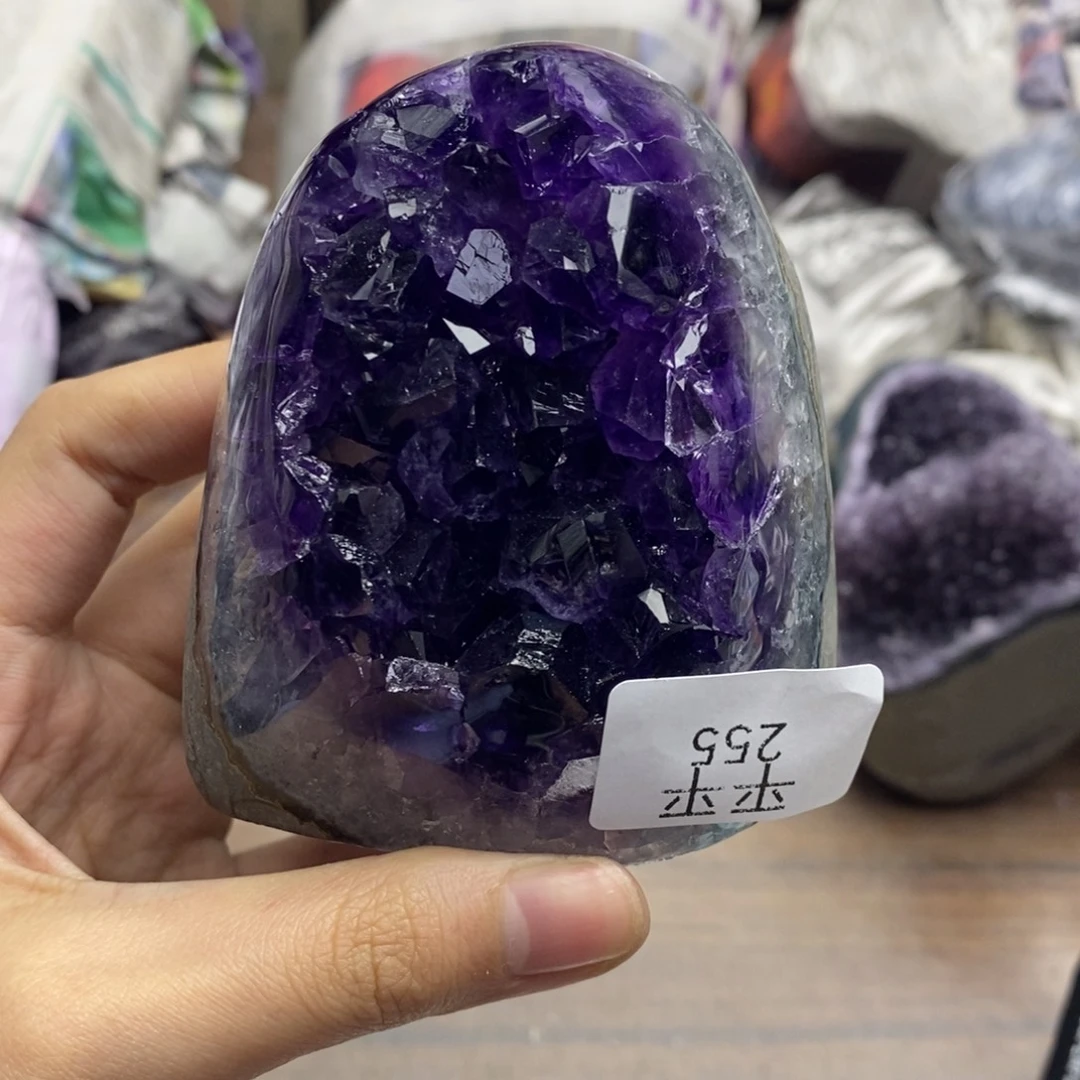 紫晶珠宝半成品未镶嵌