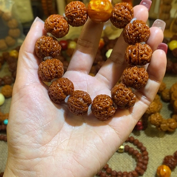 金刚菩提手串205玉华肉琉璃