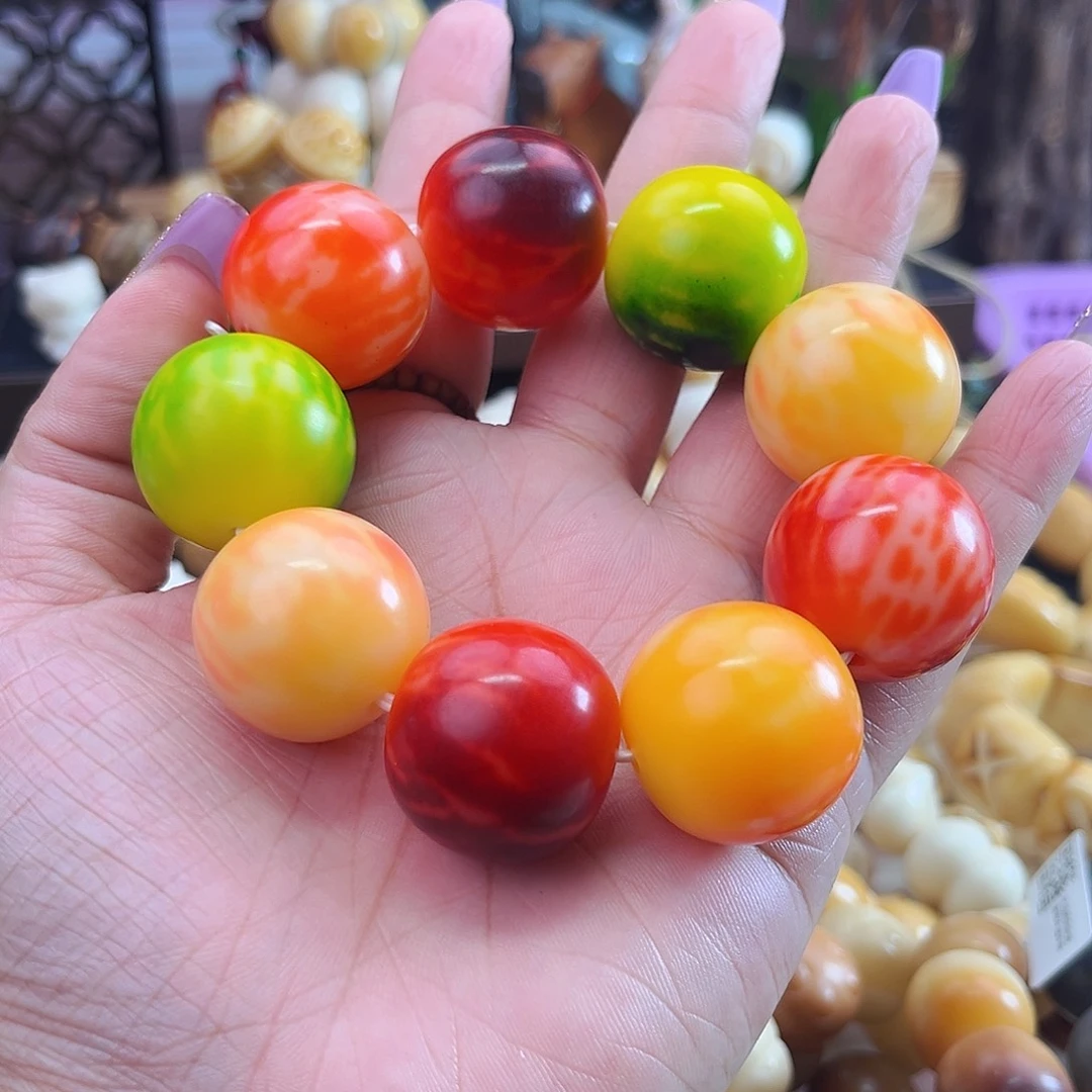 手串菩提根/象牙果多宝西瓜圆珠卡25