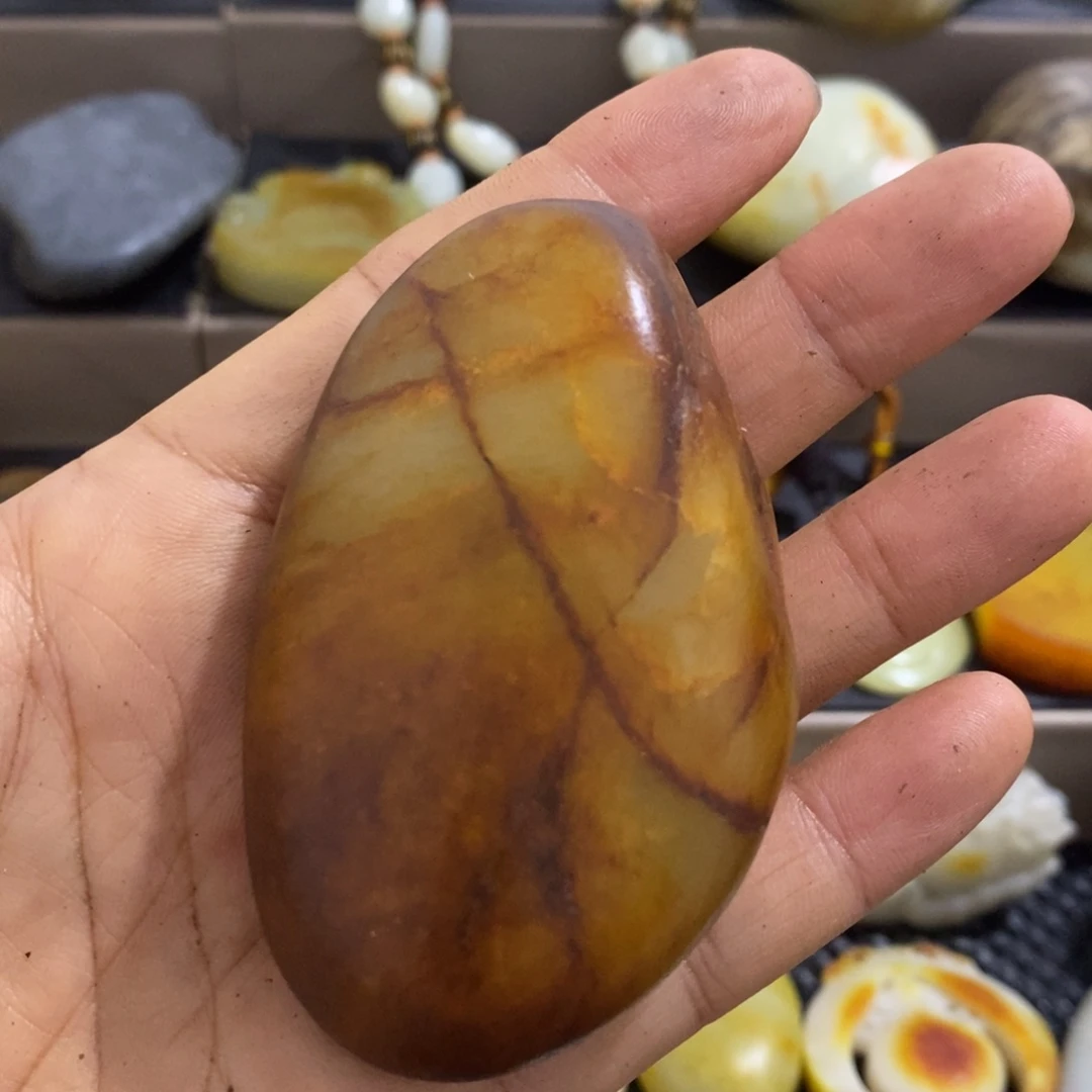 和田玉未镶嵌挂件45