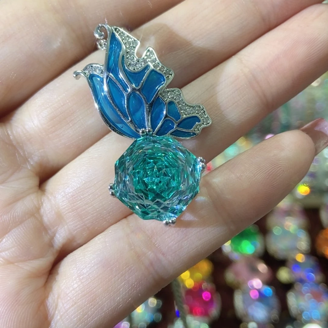 66锆石（处理）吊坠