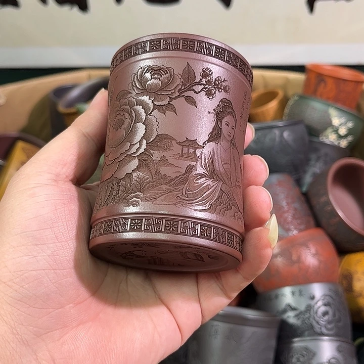 茶杯紫砂全手工紫砂主人杯