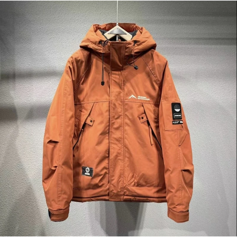 【巅峰对决】2024冬季三防休闲百搭潮流立领保暖加厚外套W716