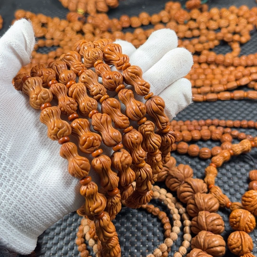 阜***司桃核手串W4号链接脖挂