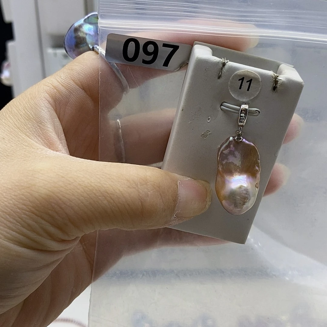 颈饰合金淡水珍珠