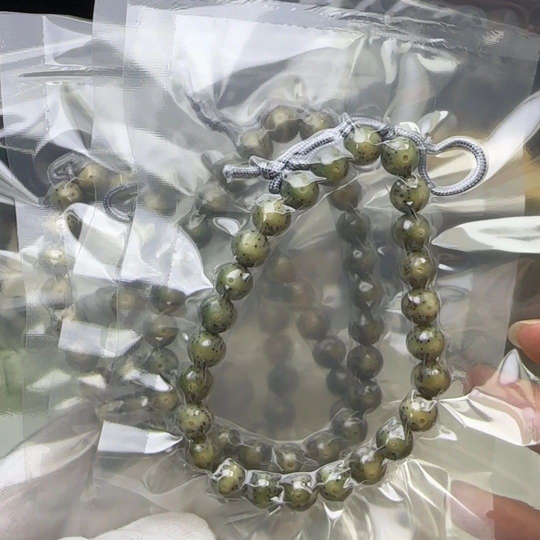 星月菩提手串卡9圆珠石玉