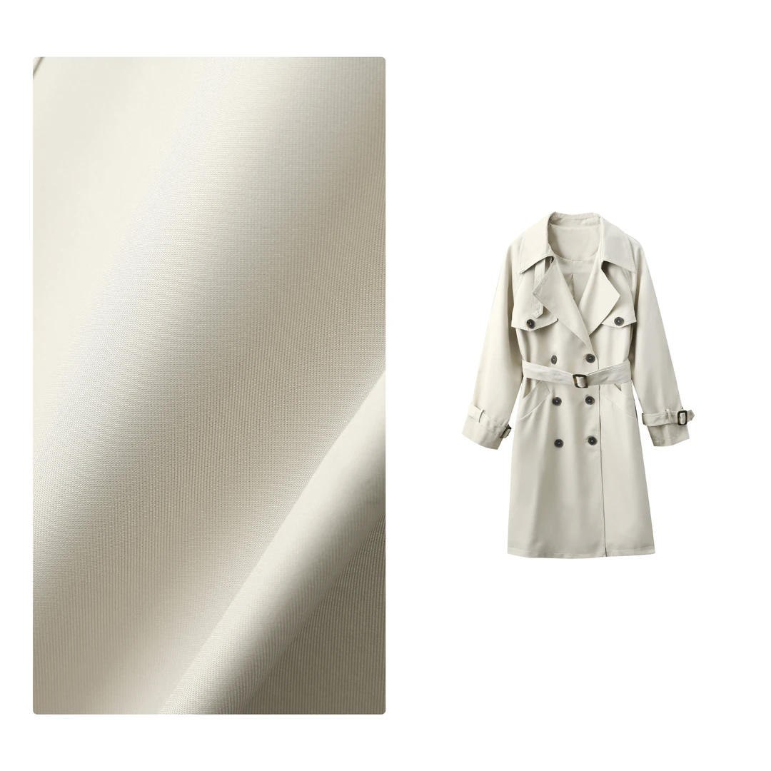 门店42&9！经典永流传！气质拉满~含腰带挺括中长款风衣外套 Q00032