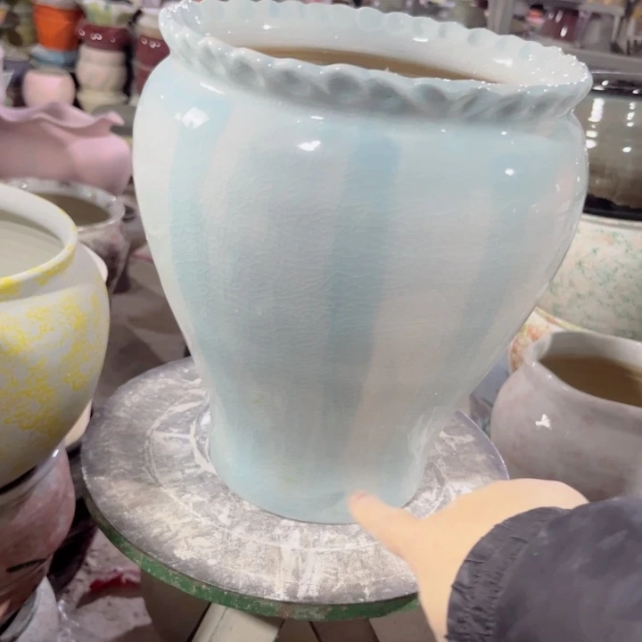 瓷片口18高25瑕景德镇陶瓷