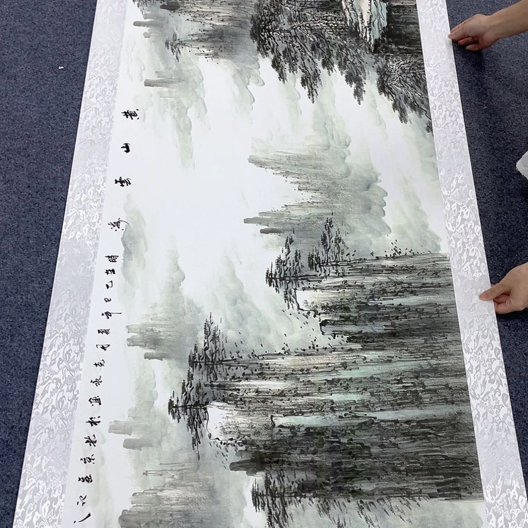 国画作品小姐姐放漏…