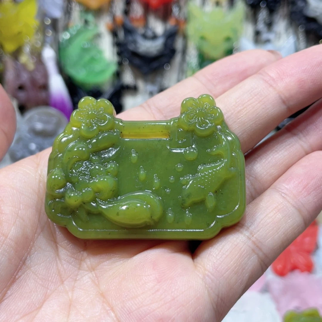 【闪购商品】未镶嵌岫玉颈饰42吊坠