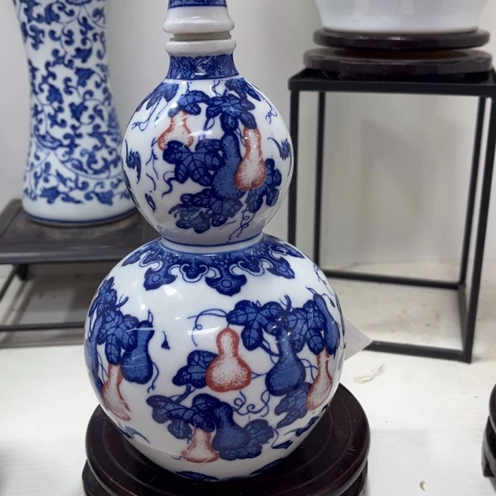 景德镇陶瓷花瓶摆件瑕疵