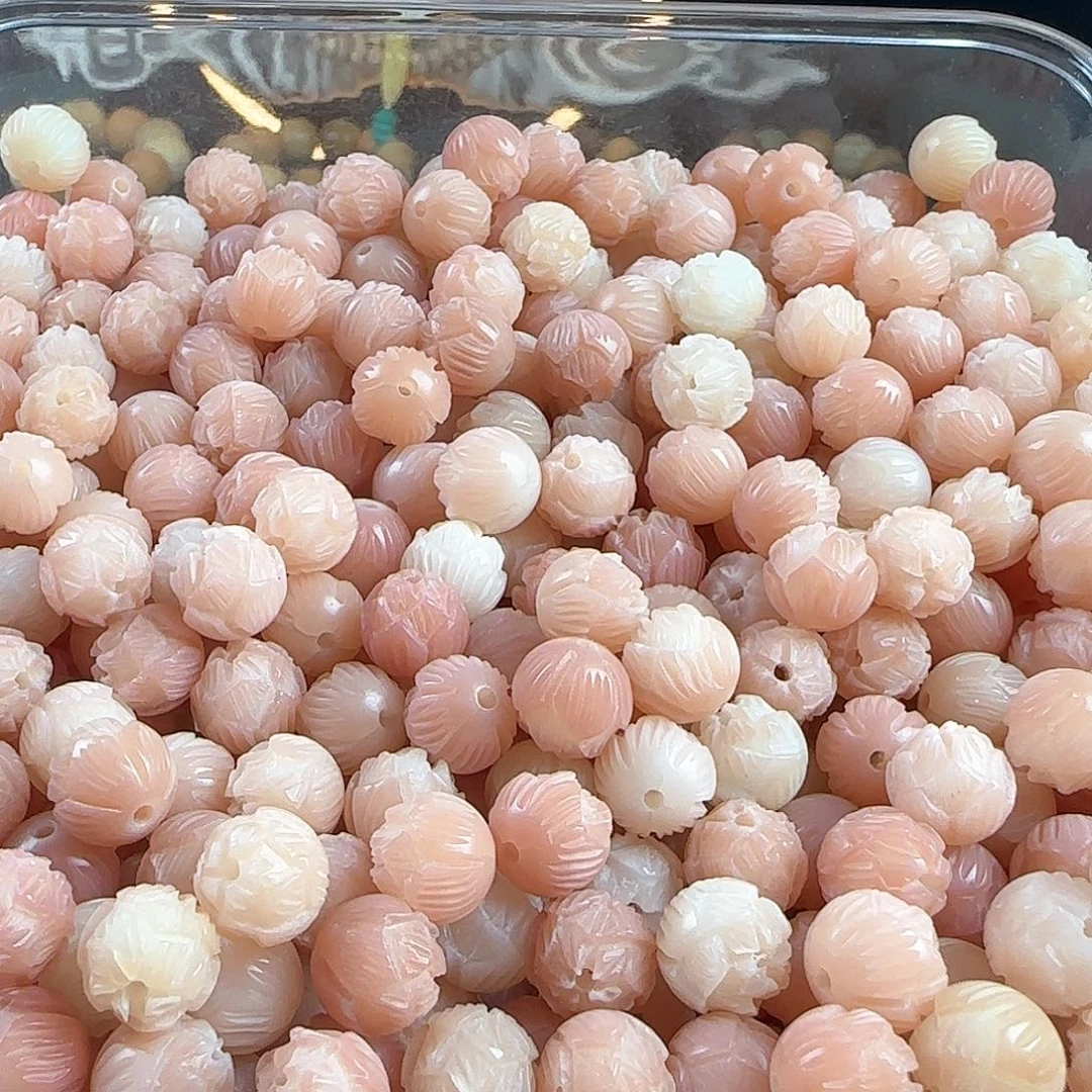 菩提根/象牙果手串瑕疵卡11粉色莲花20卡牌➕20备珠