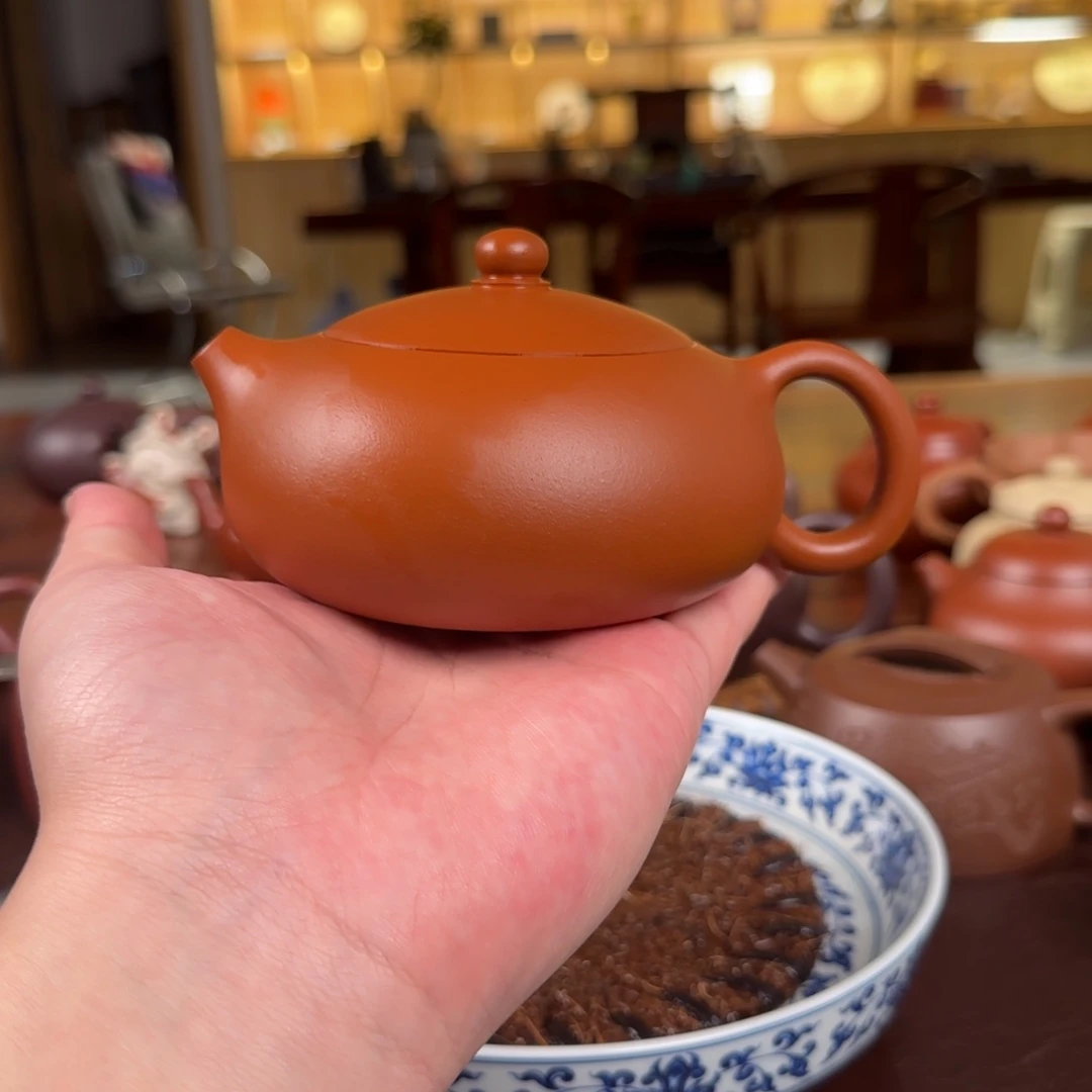茶壶紫砂扁西施紫砂壶