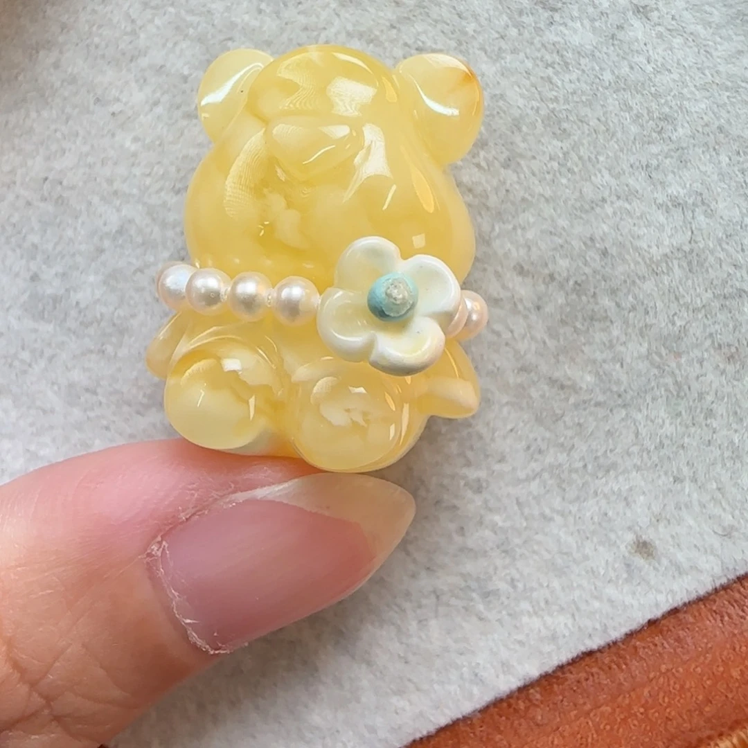 琥珀未镶嵌珠宝奇石定制