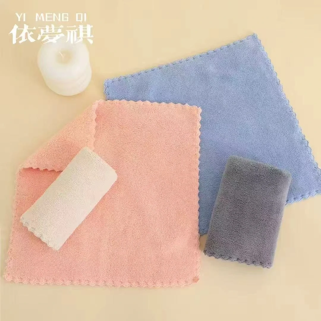 纯棉毛巾手帕儿童洗脸面巾幼儿擦嘴全棉宝宝擦手巾幼儿园方巾*5