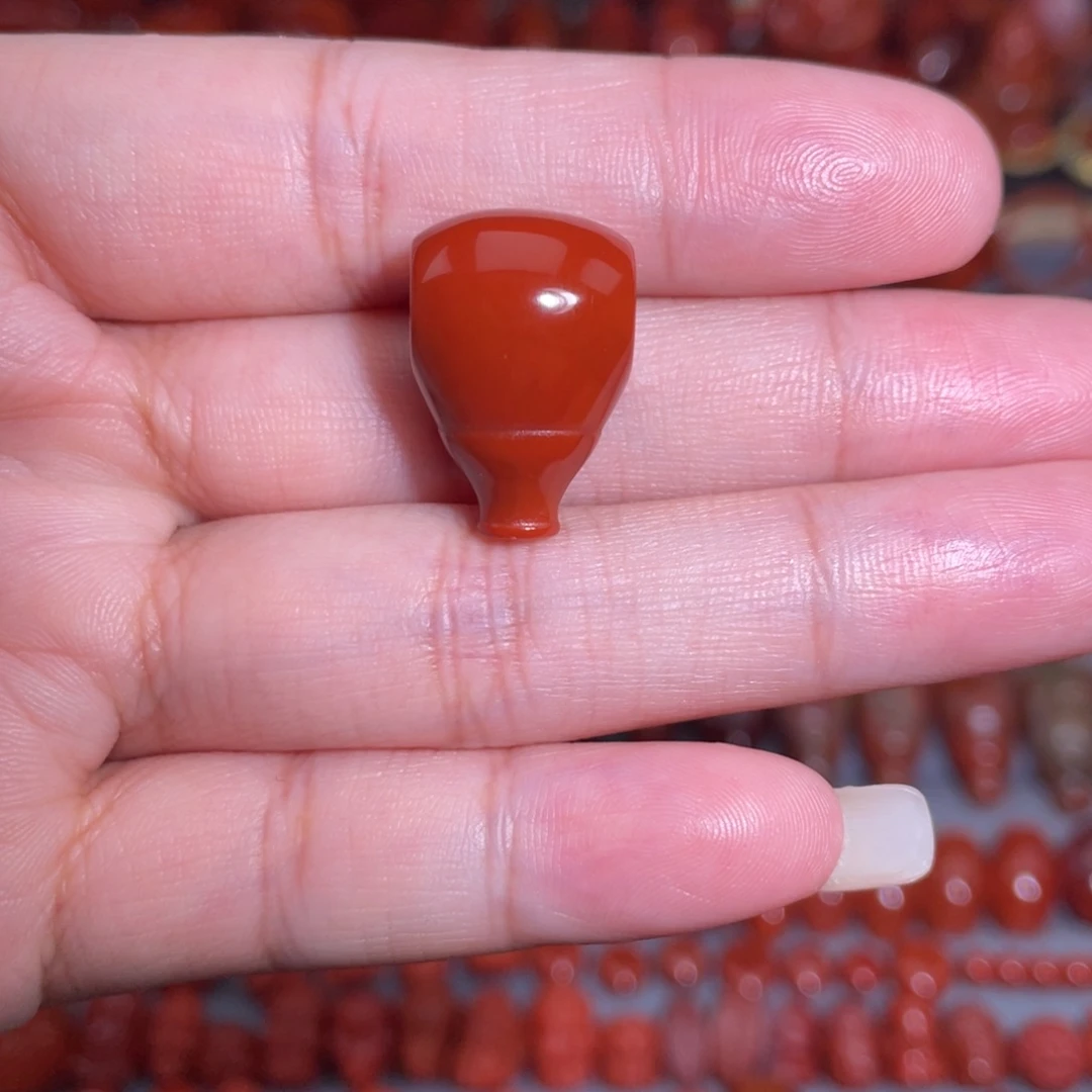 南红玛瑙未镶嵌瓦西三通13mm