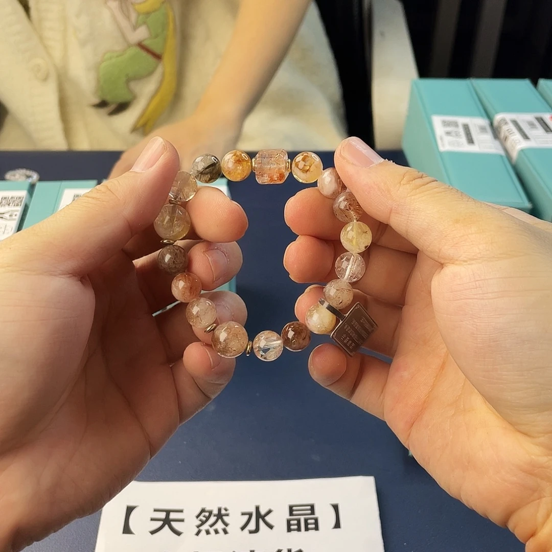 银S925镶嵌水晶手链