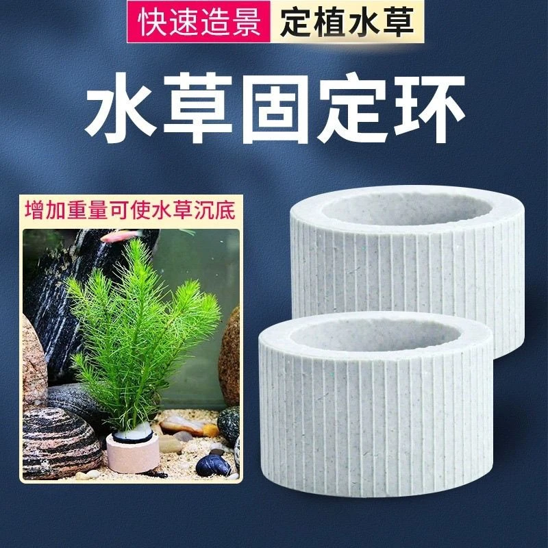 创意透明玻璃圆形圆柱鱼缸适合客厅桌面装饰打造定型水草植物