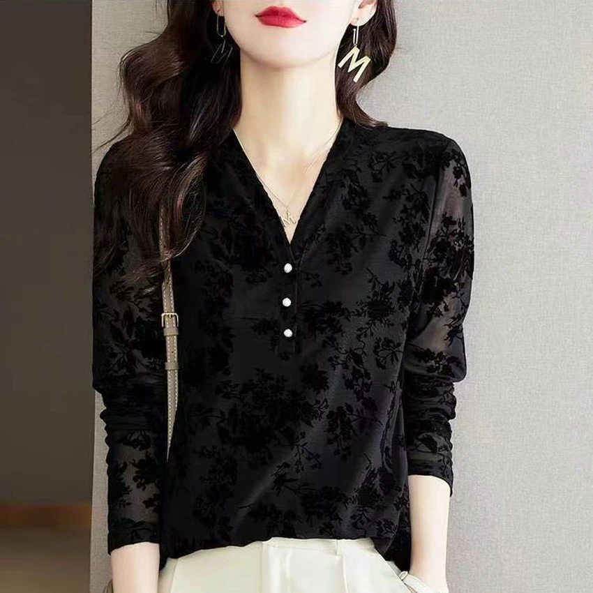 2025秋季新款t恤显瘦气质百搭打底衫洋气上衣女