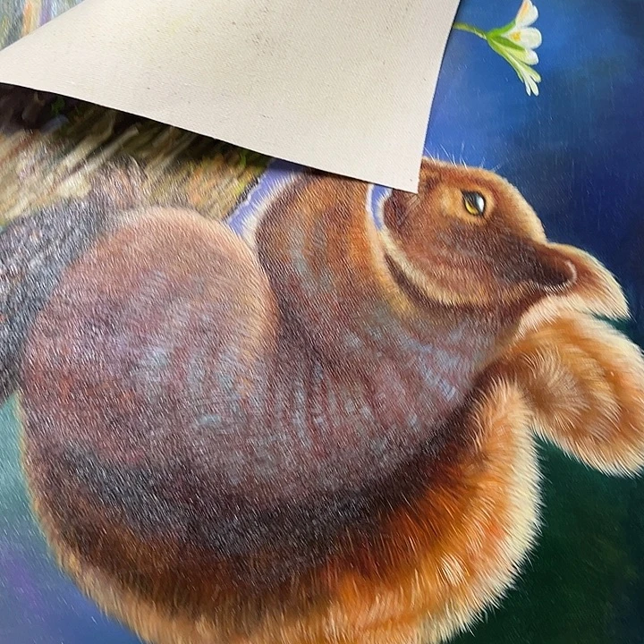 油画恭喜一直之一嘻嘻