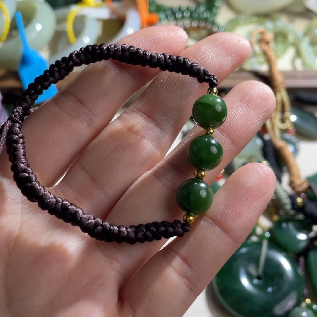 和田玉未镶嵌手绳