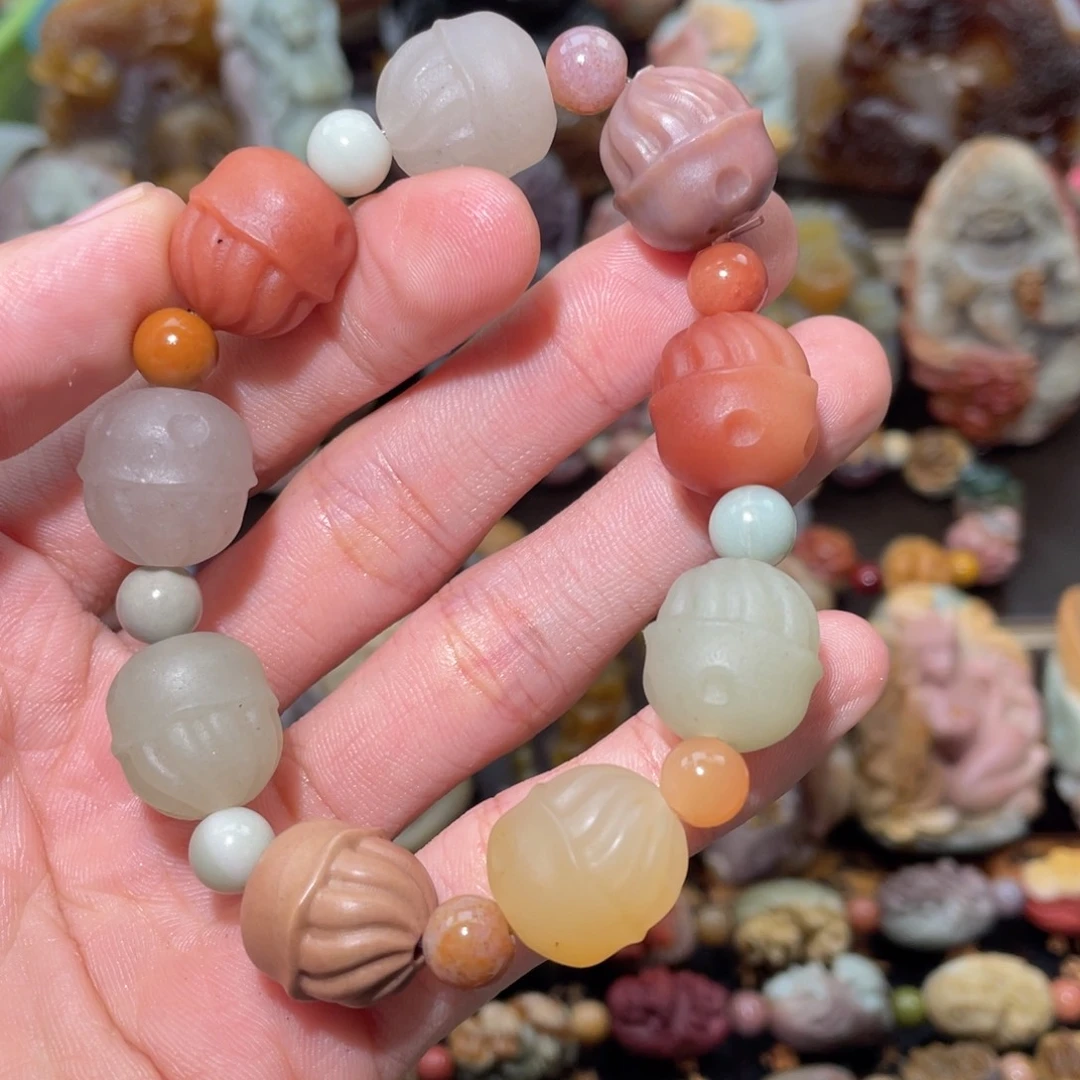 石英质玉未镶嵌手串