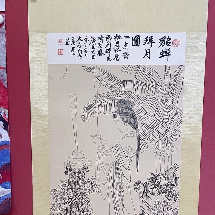国画侯老师手绘作品