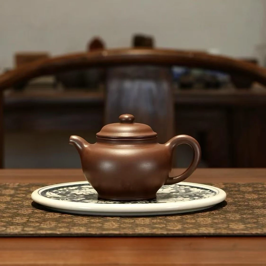 一线中青辈实力派任备安老师作品《掇只》紫砂壶全手工手制大容量