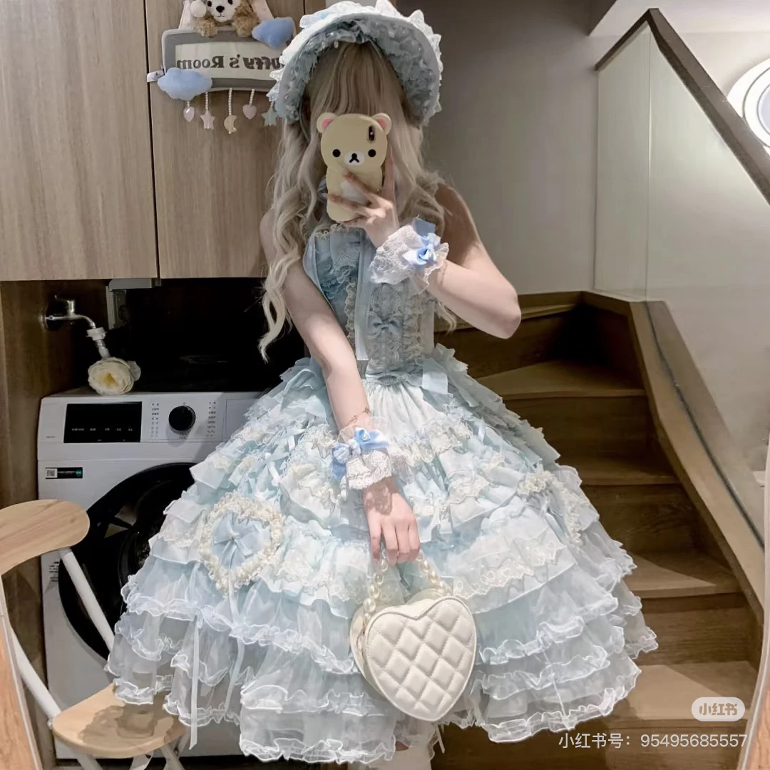 【实体店现货】甜心日记lolita蓝色 现货