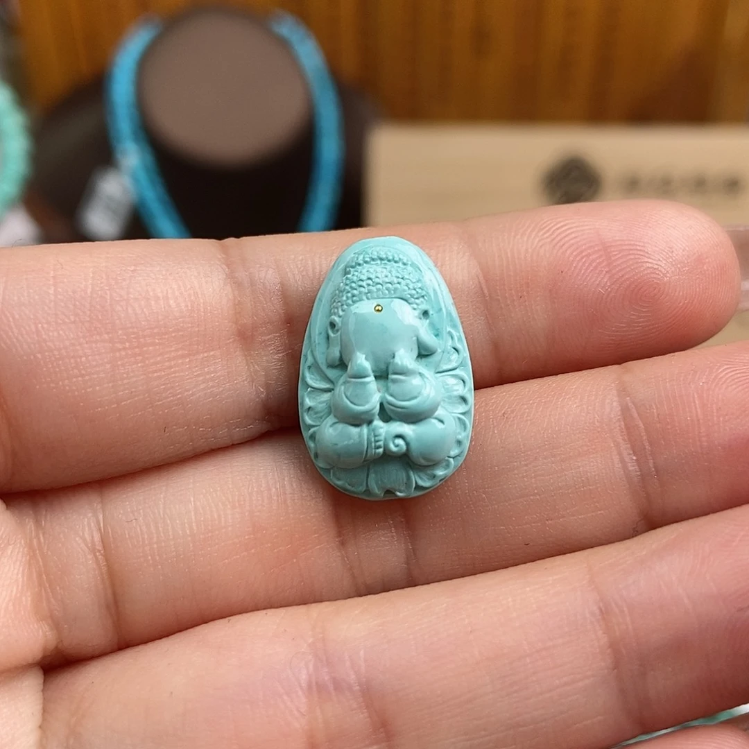 绿松石雕刻未镶嵌