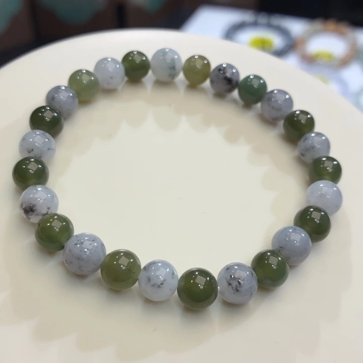 翡翠未镶嵌手链卡7.6福利款