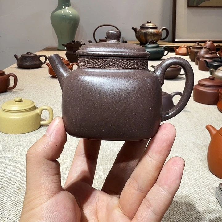 爱***哥茶壶紫砂原矿紫砂壶