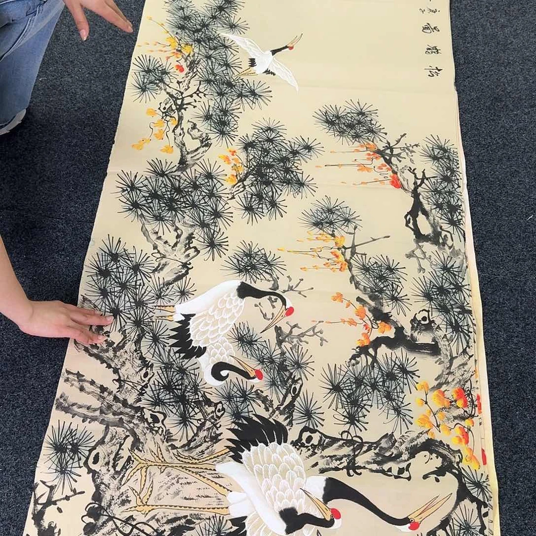 纯手绘国画作品好看