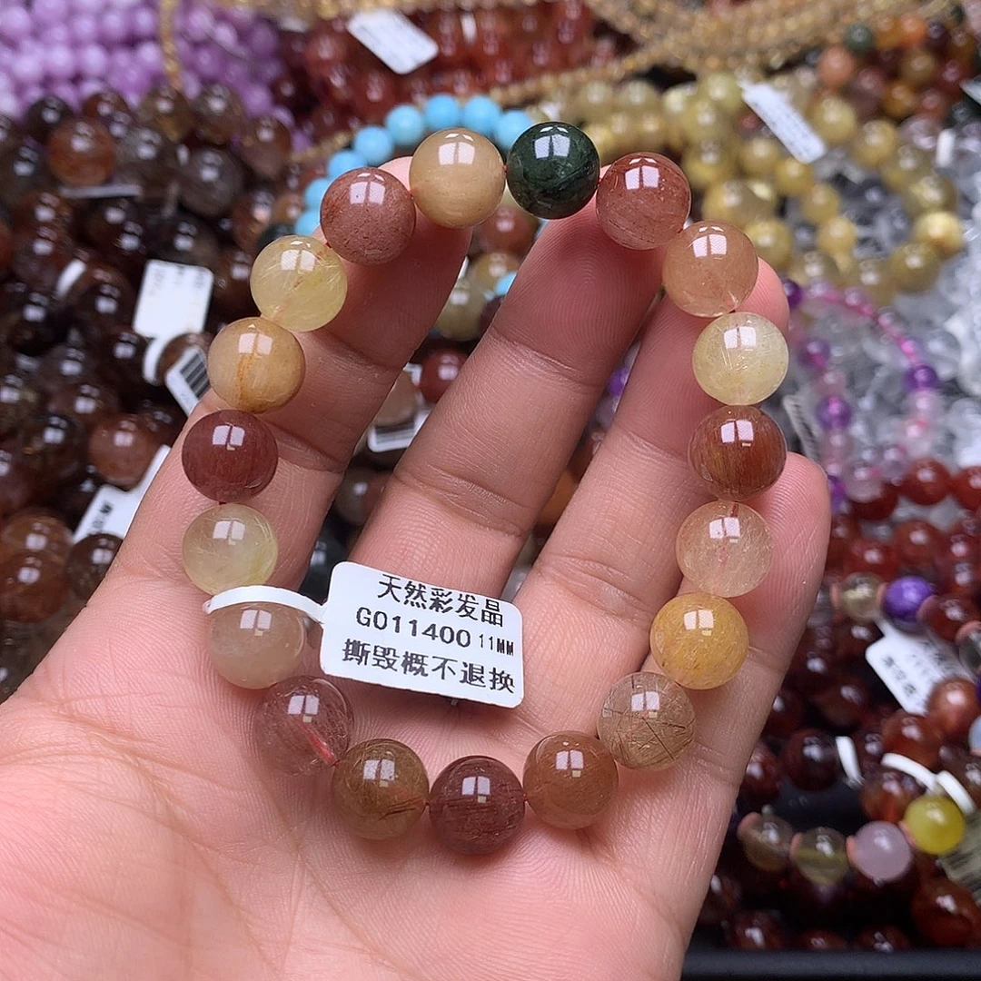 水晶手链未镶嵌，，