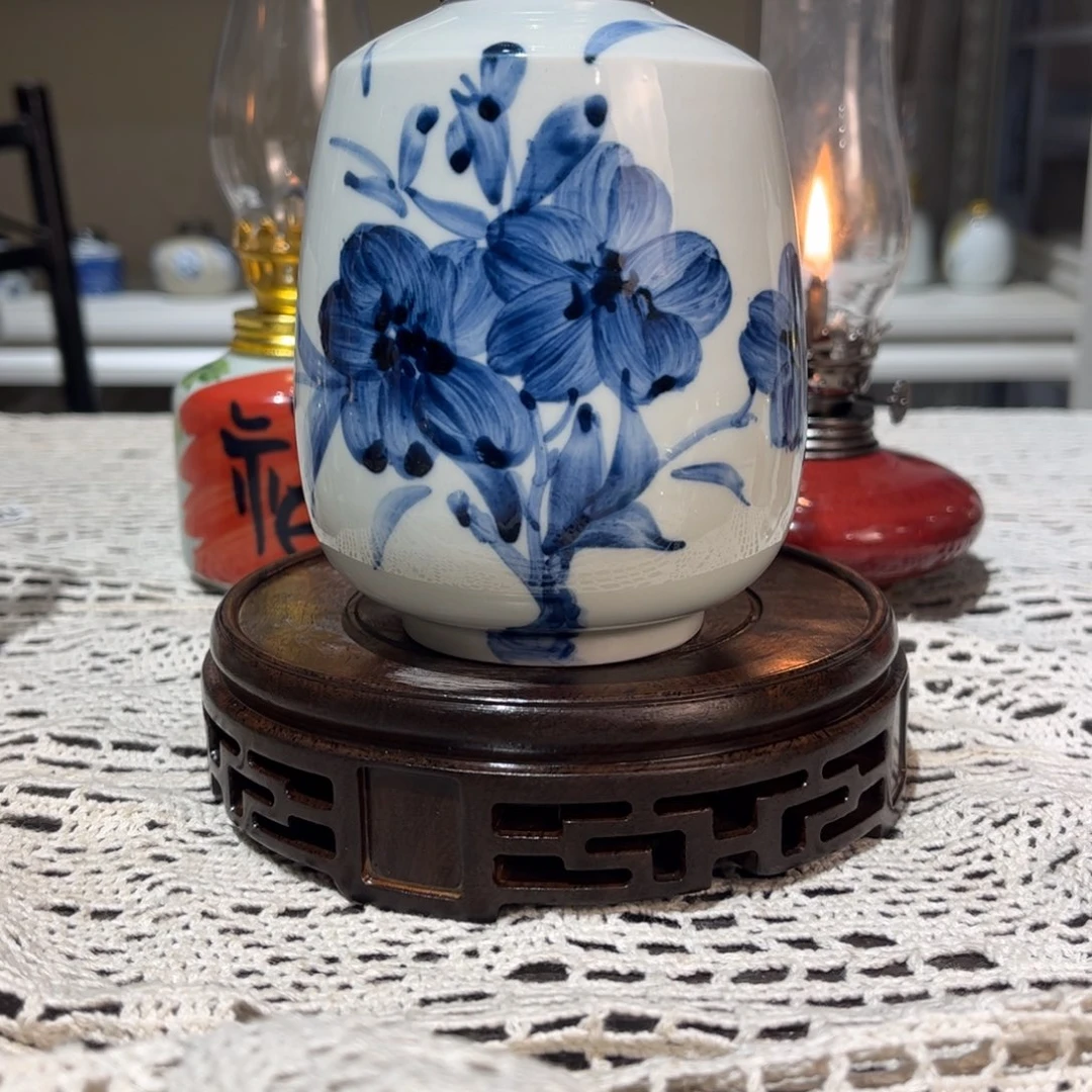 摆件景德镇陶瓷香薰灯