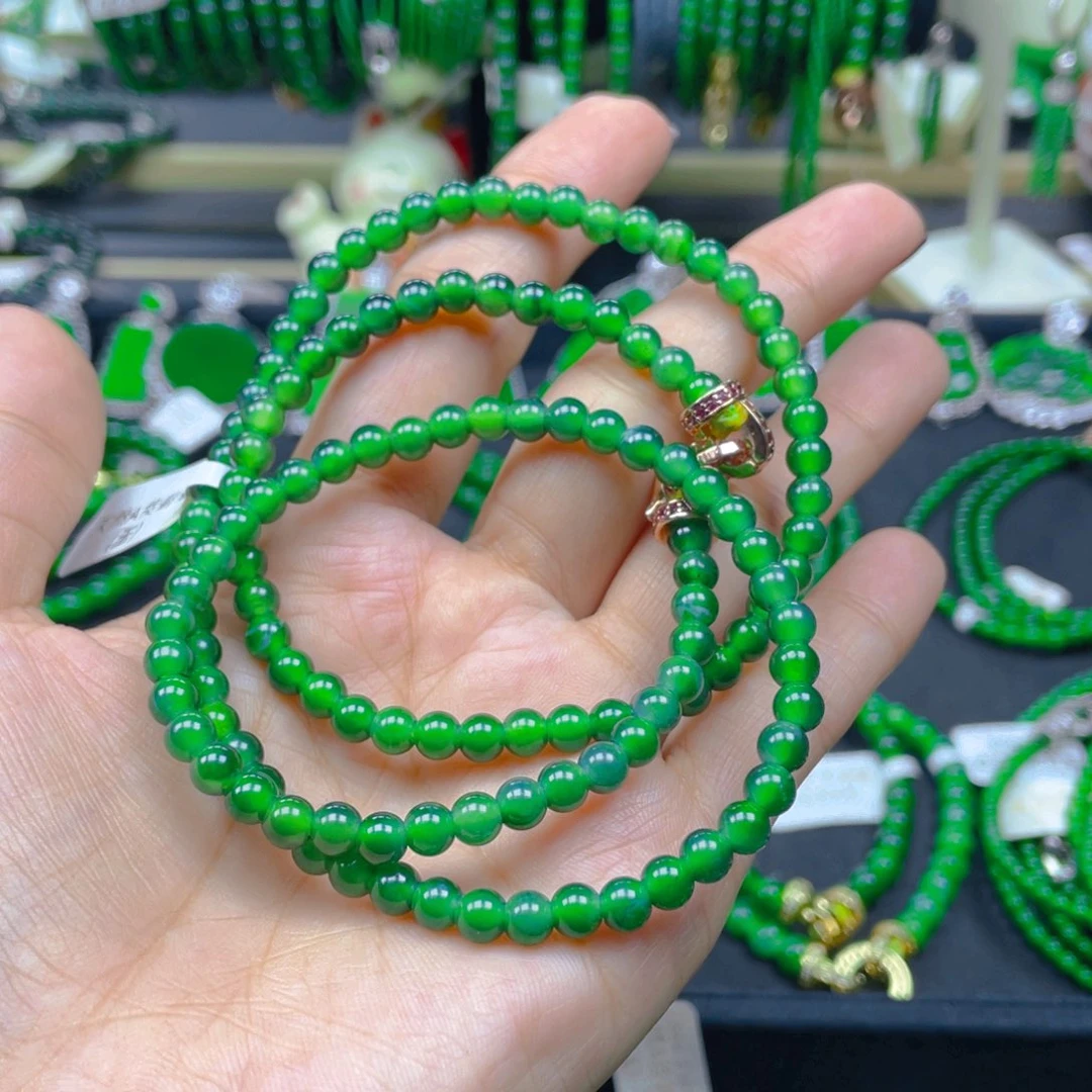 颈饰未镶嵌翡翠项链5