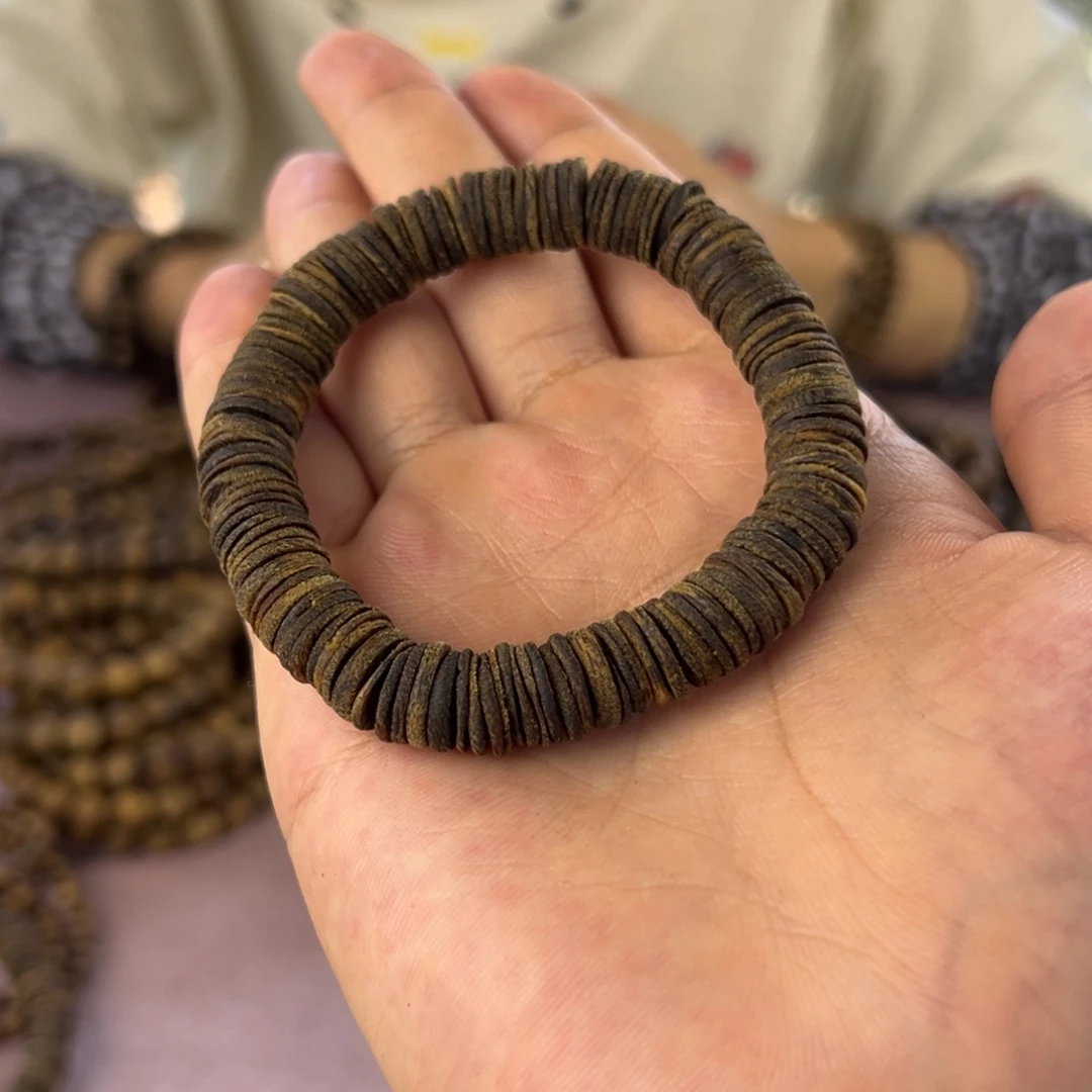 手串沉香1.0规格沉水片片珠13克