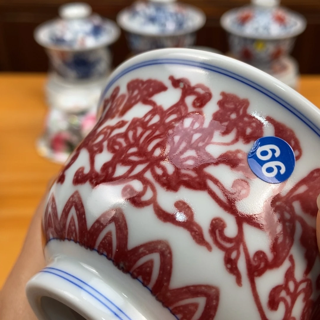 手绘现代茶具得古董