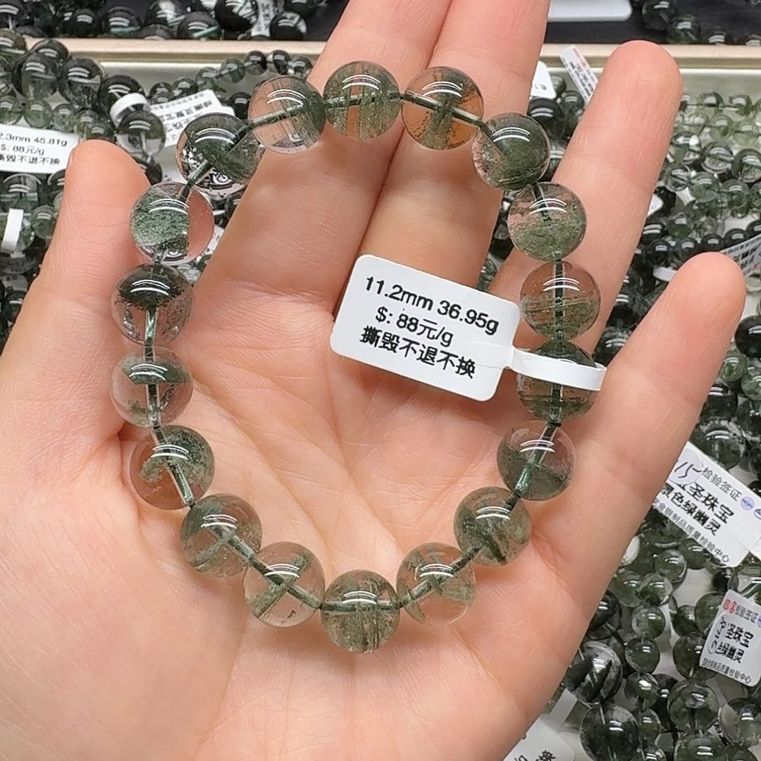 水晶手链未镶嵌天然水晶
