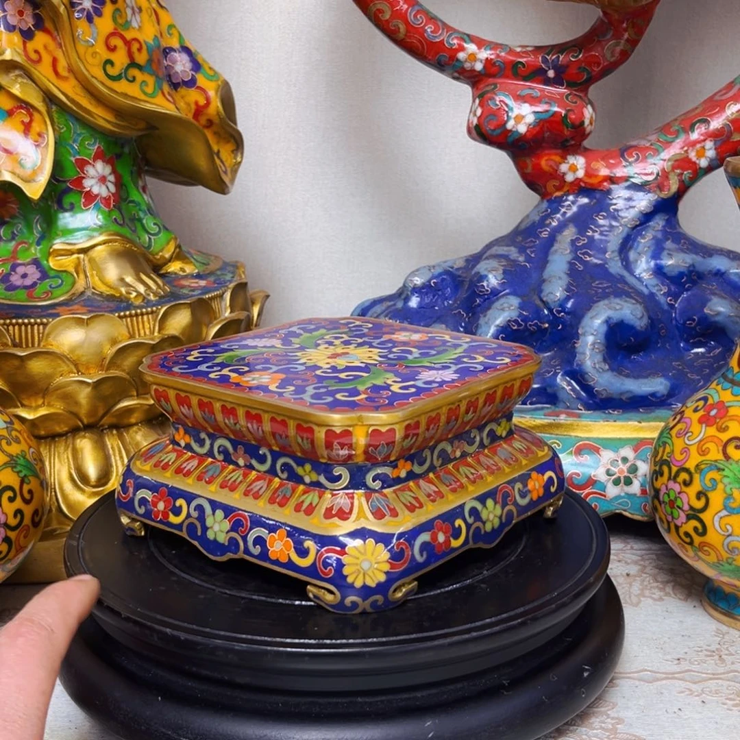 d***w铜景泰蓝底座一个