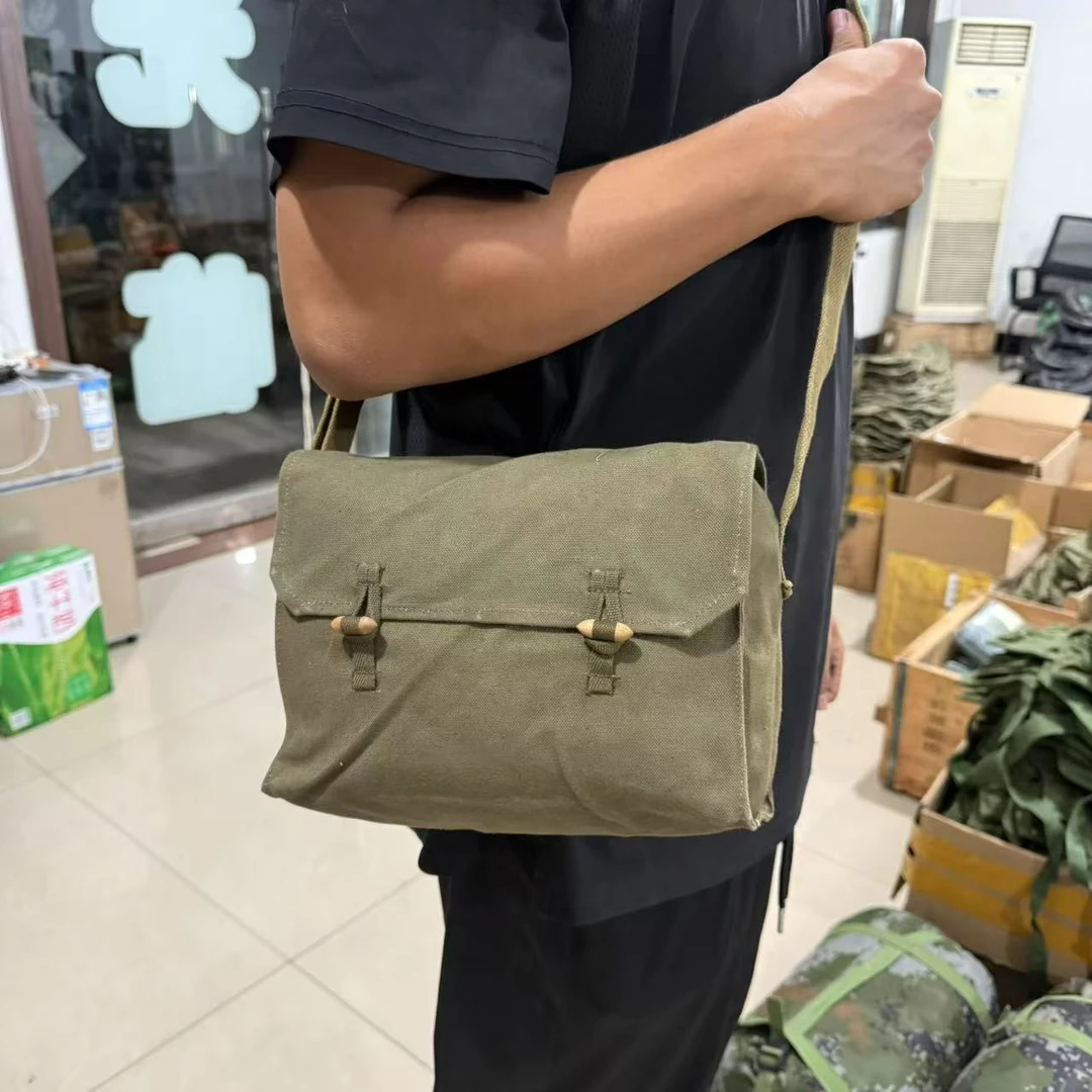 怀旧老货 土土老班长63挎包